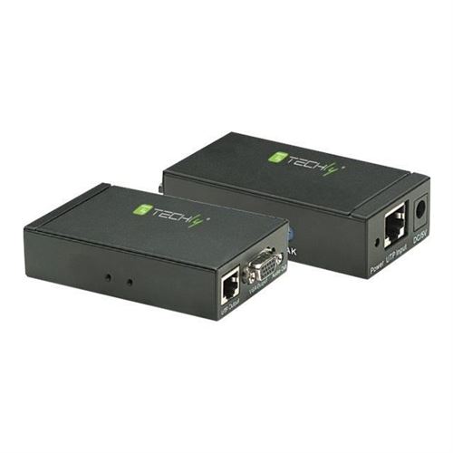 techly VGA Cat5e-6 Extender Transmetteur et récepteur prolongateur audio-vidéo jusqu'à 300 km