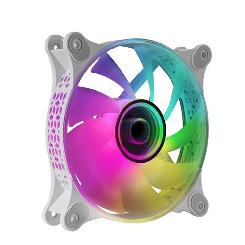 Ventilateur boitier mf-3d rgb - 12cm (blanc) 8435693102823