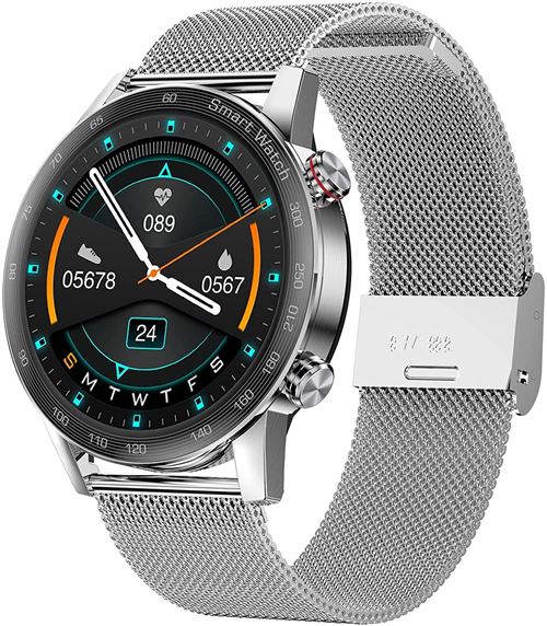 Montre Connect&eacute;e Chronus AK25 Fitness Tracker &Eacute;tanche-Argent-Chronus 