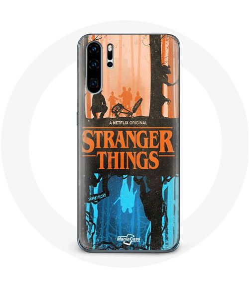Coque pour Huawei P30 Stranger Things Couverture des amis Maniacase