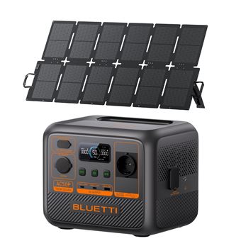Kit BLUETTI Premium 50(AC50P) avec Panneau Solaire 220 W - 504Wh, Générateur solaire 1x700W (1220 W Max.) - 1