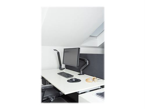 Multibrackets M VESA Gas Lift Arm Single - Kit de montage (bras articulé, fixation par pince pour bureau) - pour Écran LCD - aluminium - noir