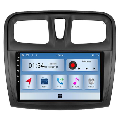 Autoradio RoverOne® Bluetooth CarPlay 2 Din 6Go RAM 128Go ROM pour Renault Logan 2 2012-2022 Sandero 2 2013-2022