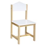 Chaise Enfant Atmosphera Robin - Hévéa Naturel - 54.5cm - Design Scandinave