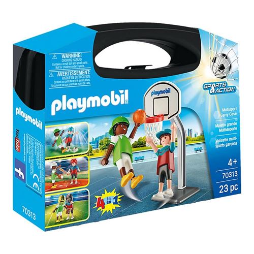 Non Communiqué Ensemble De Jeu Sports Et Action De 23 Pièces Playmobil 70313