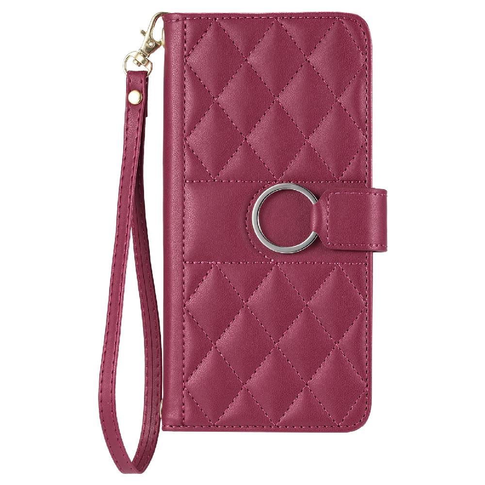 Housse Portefeuille En Cuir PU Pour Sony Xperia 1 IV - Porte-cartes, Support, Fermeture Magnétique - Vin Rouge