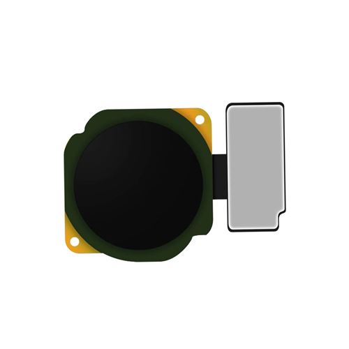 Bouton Home pour Honor Play de Remplacement avec Nappe de connexion Noir Clappio