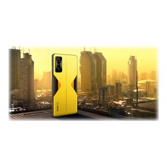 Xiaomi POCO F4 GT - 5G smartphone - double SIM - RAM 12 Go / Mémoire interne 256 Go - OLED display - 6.67" - 2400 x 1080 pixels (120 Hz) - 3 x caméras arrière 64 MP, 8 MP, 2 MP - front camera 20 MP - jaune cyber - 1