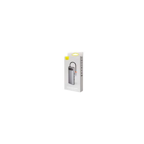 Adaptateur BASEUS CAHUB-CU0G Type-C vers 3xUSB3.0+HDML+RJ45+PD+TF+SD+VGA Grise
