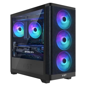 VIST PC Gaming Ryzen 7 5700X - RAM 32Go - RTX 5060 - SSD 1To M.2 - WIFI - Windows 11 Pro - 1