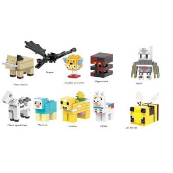 Set de 16 pièces Figurine Minecraft 3-7cm - Figurine pour enfant