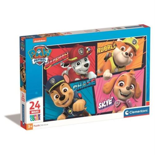 Non Communiqué Multicolore Puzzle Patpatrouille 24 Maxi Pieces 24 Pieces - Clementoni