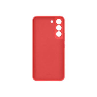 Coque en silicone pour Samsung Galaxy S22 Corail