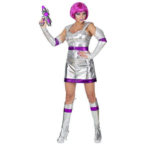 Déguisement Femme De L'espace Femme S Gris 69491 W Widmann Milano Party Fashion S - 69491 W WIDMANN MILANO Party Fashion