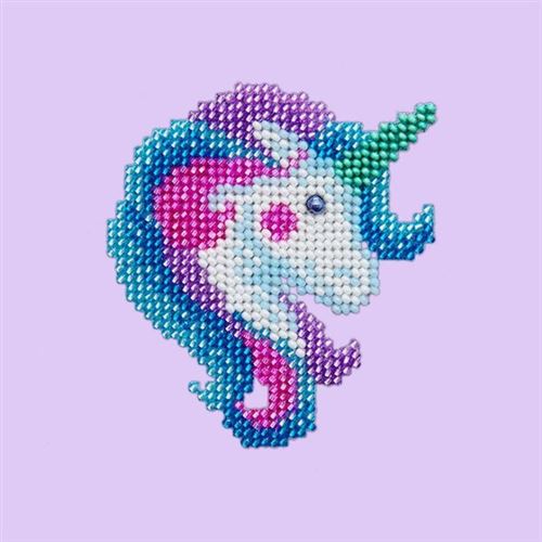 Unicorn , Perlenstickset - Miniart Crafts