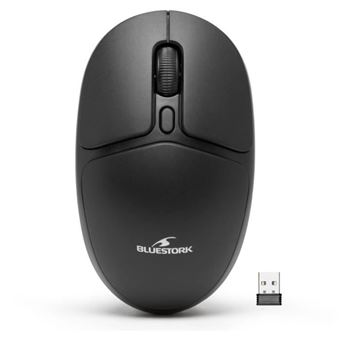 Souris Sans Fil - Bluestork - Office 25 - Pc/Mac - Noir - Connexion 2.4 Ghz - Autonomie Longue Durée - 1