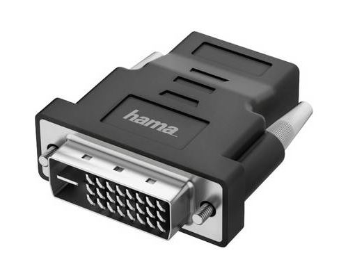 Hama 00200338 DVI / HDMI Adaptateur [1x connecteur UK - 1x DVI-D mâle] noir