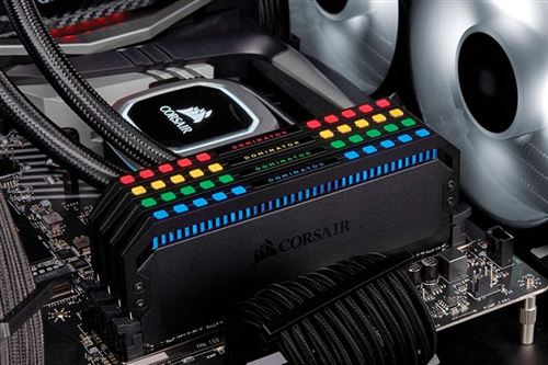 Mémoire RAM Corsair Vengeance RGB Pro SL CMH64GX4M4D3600C18W64 64Go (4x16  Go) DDR4 3600MHz C18 Blanc - Mémoire RAM - Achat & prix