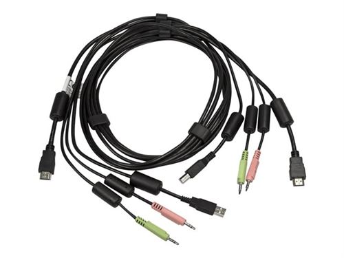 Avocent - Câble vidéo / USB / audio - mini jack stéréo, USB type B, HDMI (M) pour USB, mini jack stéréo, HDMI (M) - 1.83 m - pour Avocent SV220H, SV240H