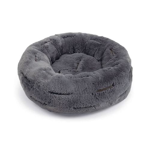 Comparer les prix de Designed by Lotte Lit panier pour chien Xanto rond 50x20 cm Gris