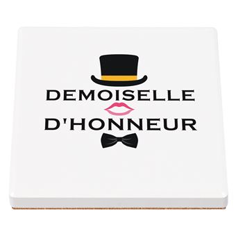 Sous-Verre Céramique Parrain De L'Année 100x100mm - Impression HD France - Protection Table Déco