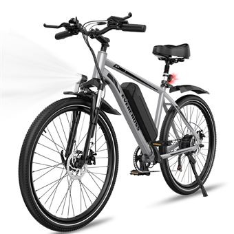 Vélo électrique HITWAY 26 Pouces - Moteur 250W,E-Bike Avec Batterie Au Lithium Amovible 36V 8,4Ah - Noir - HITWAY