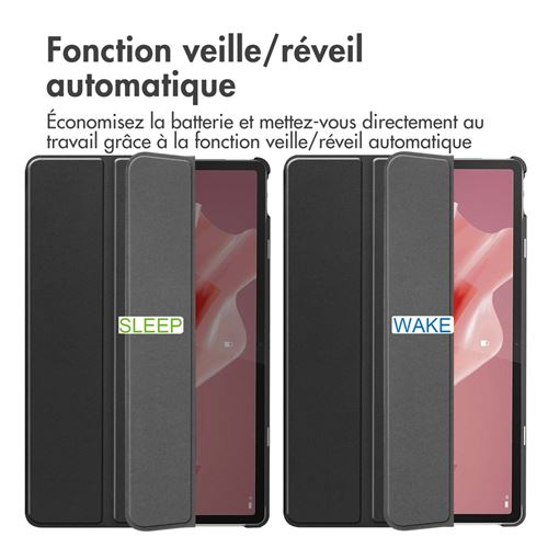 Étui de tablette portefeuilTrifold Lenovo Tab P12 Pro - Noir iMoshion -  Housse Tablette - Achat & prix