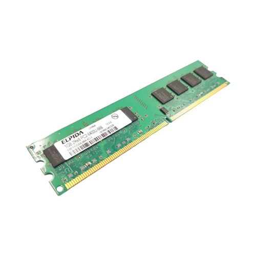 Barrette Mémoire 1Go Ram Ddr2 Elpida Ebe11Ud8Ajwa-8G-E Dimm Pc2-6400U 2Rx8