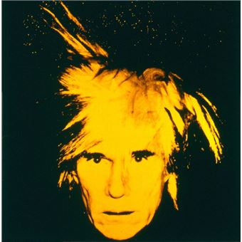 Fabulous Poster Andy warhol autoportrait pop art 1986 (42cm x 43cm) - 1
