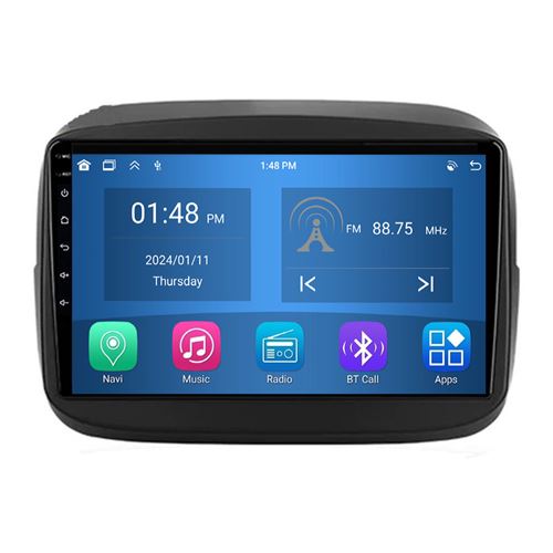 Autoradio RoverOne® Bluetooth CarPlay Android Auto Navigation 4Go RAM 64Go ROM pour Fiat Mobi 2016-2022