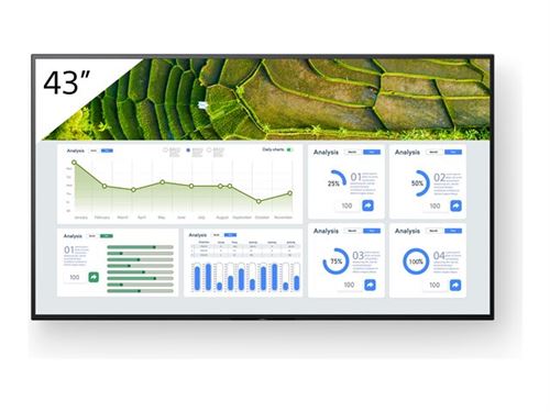 Non Communiqué Clair Sony Bravia Professional Displays Fw-43Bz30l - Classe De Diagonale 43" Bz30l Series Écran Lcd Rétro-Éclairé Par Led - Signalisation Numérique - Android Tv - 4K Uhd (2160P) 3840 X 2160 - Hdr - Direct Led