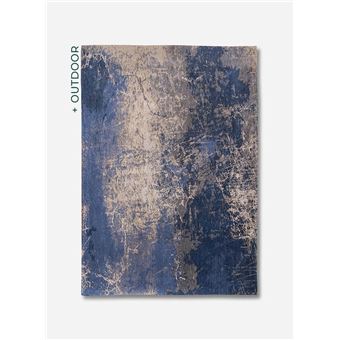 Tapis Louis De Poortere Mad Men Jacob's Ladder Tribecca - Bleu 8927 - Coton (Neuf)