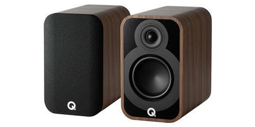 Q Acoustics 5010 Bois de rose - Enceinte Biblioth&egrave;que (la paire)
