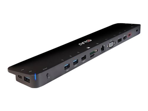 Club 3D Triple Display Dynamic PD Charging Dock - Station d'accueil - USB-C - VGA, HDMI, DP - GigE - 65 Watt