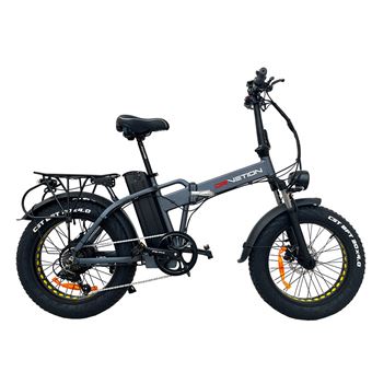 DRVETION AT20 – Vélo électrique pliant 20" Gris foncé, Batterie 20Ah, Moteur 250W, Vitesse max 25 km/h, Freins à huile, 7 Vitesses Shimano - 1