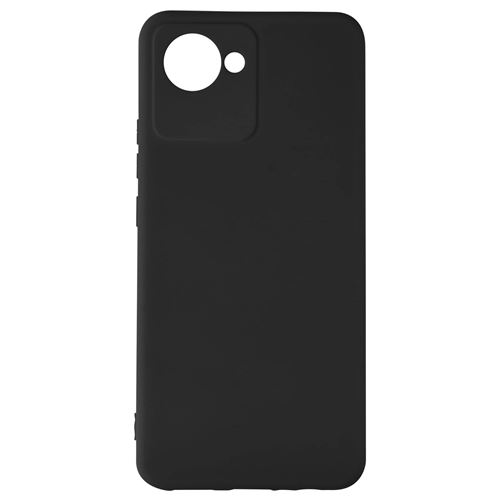 Coque pour Realme C30 Silicone Semi-rigide Finition Soft-touch Avizar Noir
