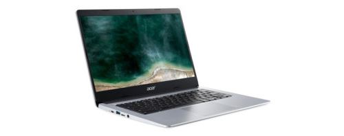 Acer Chromebook 314 Cb314-1Ht - Intel Celeron - N4020 / Jusqu'À 2.8 Ghz - Chrome Os - UHD Graphics 600 - 4 Go Ram - 64 Go Emmc - 14" Ips Écran Tactile 1920 X 1080 (Full Hd) - Wi-Fi 5 - Argent Rosée - Clavier : Français