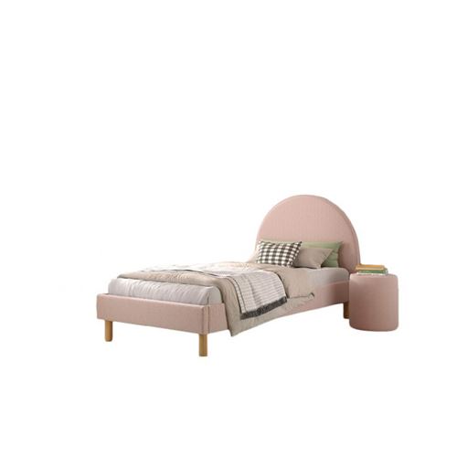 Mes Rose/Clair Lit Avec Chevet - 90X200 Cm - Image 3