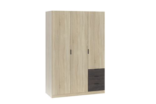 Armoire rangement 3 portes L108,8 x H180 cm