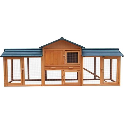 Meilleurs prix pour Clapier FLANDRES premium - 212 x 52 x 85 cm - Bois