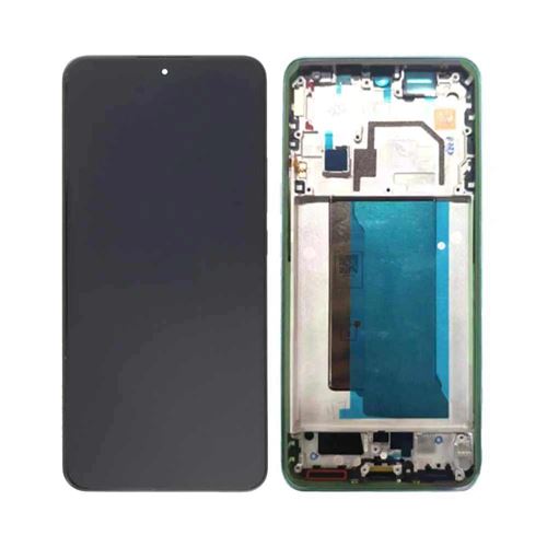 Ecran Lcd Et Vitre Tactile Avec Châssis Vert Pour Xiaomi 13T/13T Pro (Original Pulled)