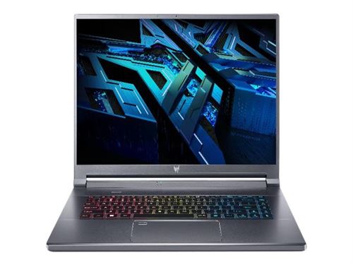 Acer Predator Triton 500 SE PT516-52s - Intel Core i7 - 12700H / jusqu'à 4.7 GHz - Win 11 Home - GF RTX 3070 Ti - 32 Go RAM - 512 Go SSD - 16" IPS 2560 x 1600 (WQXGA) @ 240 Hz - Gigabit Ethernet - Wi-Fi 6E - gris acier - clavier : Français