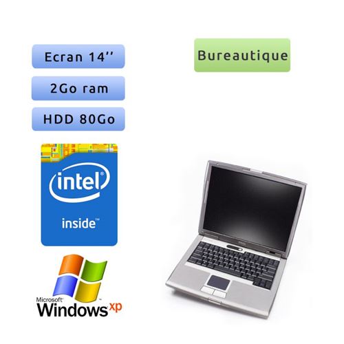 PC Portable Dell Windows Xp 32Bits - Port Série Com Rs232 Port -