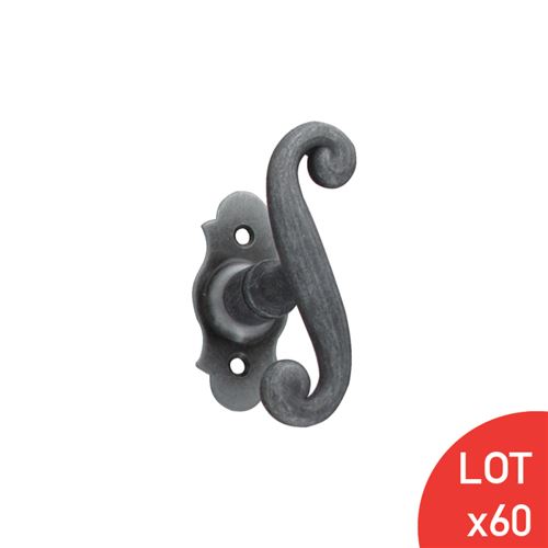 Bouton de fenêtre COQ vieil argent LOT DE 60