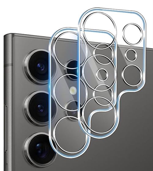 Verres Protection Camera Arriere Transparent X2 Pour Samsung Galaxy S24 Ultra Little Boutik©