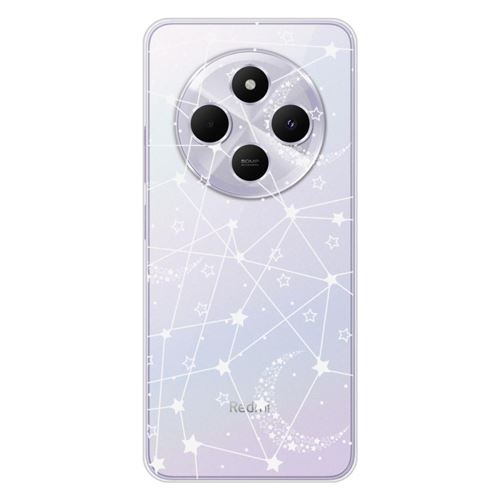 Coque en silicone imprimée compatible Xiaomi Redmi 14C 4G Lignes étoilées