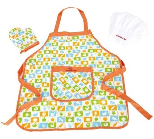 Hape Tablier de cuisine avec toque junior