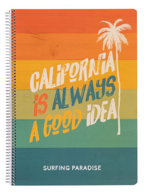 Cahier Couverture Polypropylene A4 4X4 California Dreaming