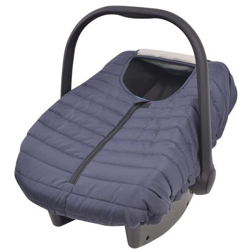 vidaXL Housse pour porte-bébé / Siège auto 57 x 43 cm Bleu marine