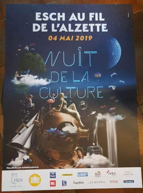 Esch Au Fil de l'Alzette - Nuit de la Culture - AFFICHE